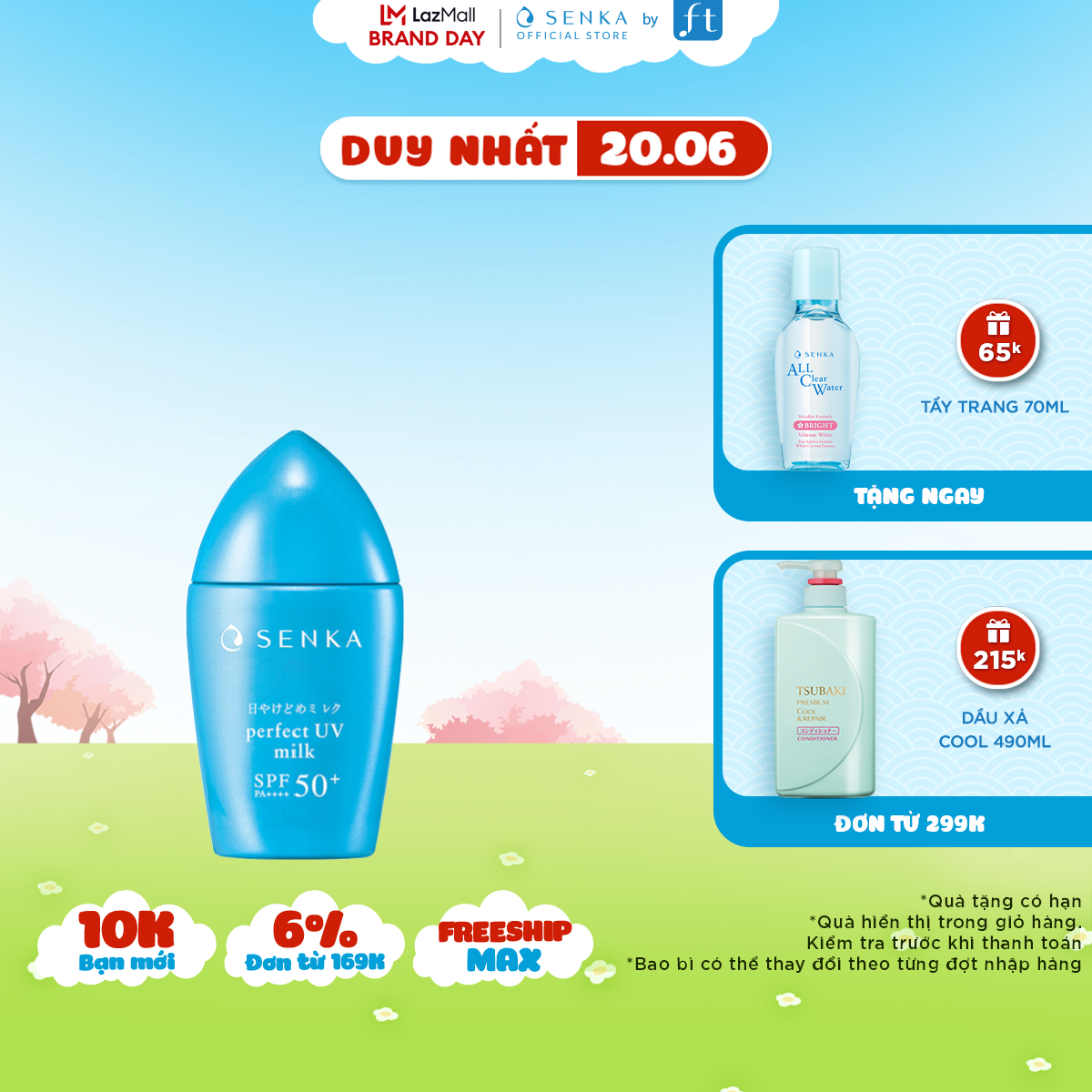 Kem chống nắng Kiềm Dầu dạng sữa Senka Perfect UV Milk 40ml